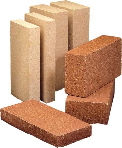 Refractory fire clay brick