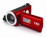 HD 720P Digital video camera with 3MP CMOS Sensor and Li-ion battery