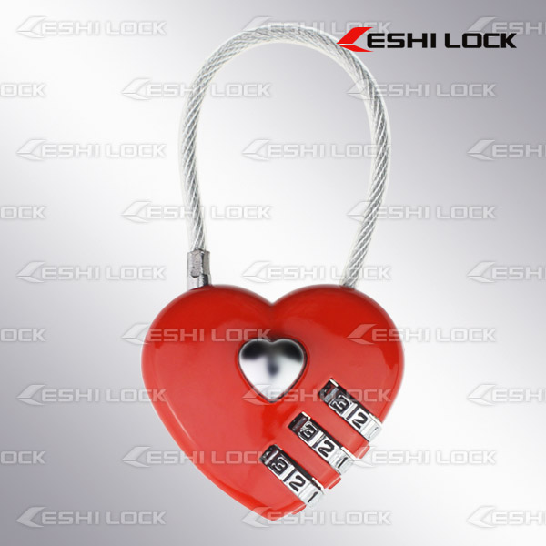 Creative Shape Cable Combination Lock
