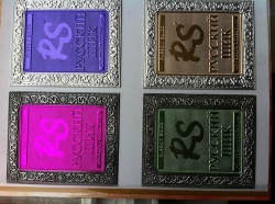 Custom Metal Aluminum Wine Bottle label, vodka lable, embossed wine label, adhesive metal sticker