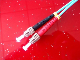 ST Multi-mode Duplex Fiber Optic Patch Cord