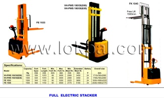 FULL ELECTRIC STACKER