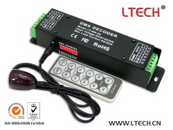 hot-sale CV LED DMX decoder 5A/CH*3 with dimmer
