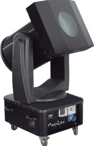 Moving head and discolor sky searchlight with DMX512 control