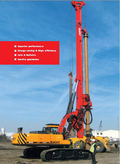 SR150C SANY rotary drilling rig