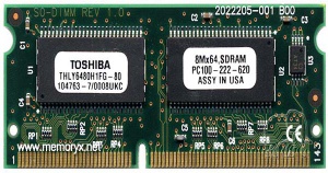 64MB Lanier 144-pin PC100 SDRAM SODIMM