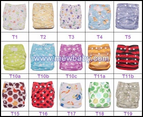 Eco Friendly One Size Fits All Reusable Washable Cloth Diapers Nappies - FTSeries