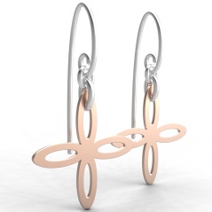 Flower Drop Earrings Fashion simple design