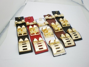 Hot sale punk stainless steel leather bracelets