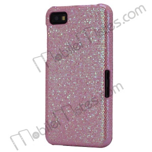 Luxurious Glitter Powder Hard Cover Case For Blackberry Z10(Pink)