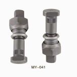 rear wheel hub bolt with nut for hino