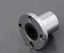 Round flanged linear motion bearing