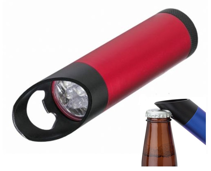 Aluminium Flashlight with Bottle Opener