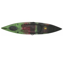 Single Fishing Kayak with Sit-on-top Soft Backrest Seats Made of LLDPE