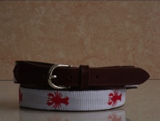 Cotton Leather belt