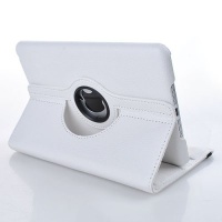 iPad Mini Schutzhülle 360°Case Hülle PU Flipcase Weiss