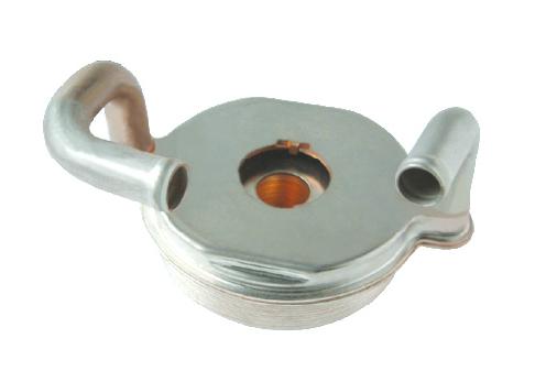 SS oil cooler with Donut Type used on engine and gearbox