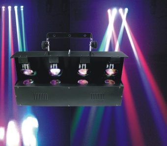 6pcs 4in1 10W LED line matrix stage beam project light