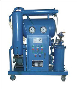 Single stage vacuum oil purifier