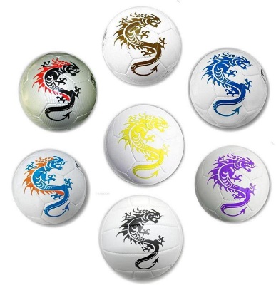 Machine stitched PVC soccer ball