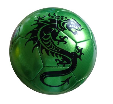 Machine stitched PVC soccer ball