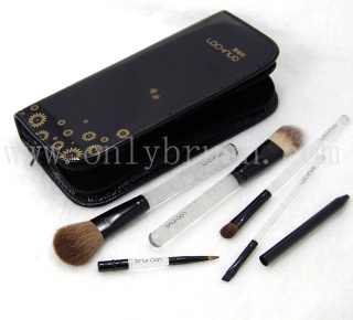 Travel cosmetic brush set,Travel makeup brush set