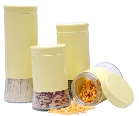 Glass Food Storage Collections - Assorted Colored