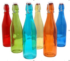 Colored Glass Bottles