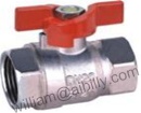 Full Bore Brass Water Ball Valve with Zinc Alloy Handle