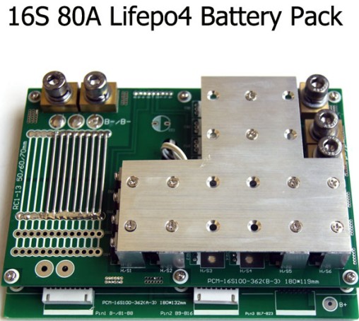 Protection Circuit Module Specifications  For 16S LiFePO4 Battery Packs