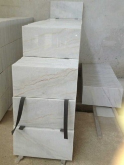 China Carrara White marble tile