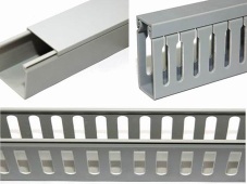 CE UL PVC slotted and solid wiring ducts