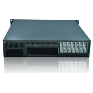 2u top grade aluminium alloy plate case with CD-ROM bay