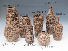 Decorated Ceramic Vase