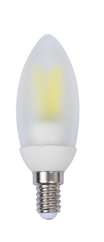 NEW 3w LED candle light ( E14，380lm, frosted )