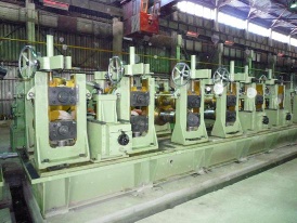 Weld pipe production line