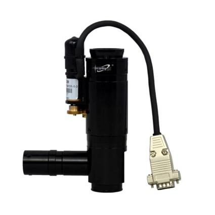 12.5x Motorized coaxial zoom lens