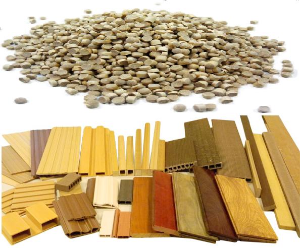 wood plastic composite pellets