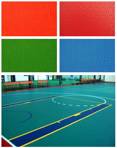 pvc sports flooring