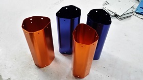 Aluminum Extrusion with shine colorful  electroplating treament with short run production
