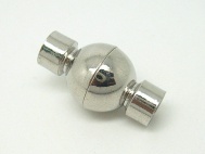 Magnetic Jewelry Clasp Silver 24x13mm