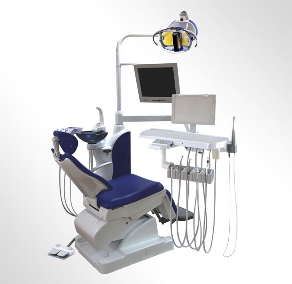 Welcome to use the “GRACE” dental unit model GRACE X5 made by Taiwan Quen Lin Instruments Co., Ltd. The Quen Lin series dental units are all oil pressure system and controlled by computer automatically. Our dental unit possesses stable structure, fashion appearance, easy operation and high reliability and safety which is the best choice of the modern dental unit.