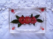 Real Flower Soap Dish