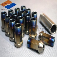 titanium wheel hub nut