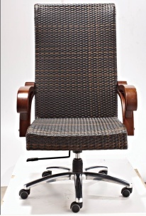 rattan office chair