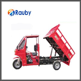 2013 hot selling truck cargo tricycle with hydraulic lifting/ self dumping heavy loading tricycle/water cooled cargo tricycle