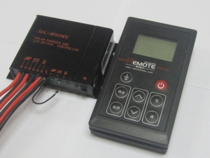 waterproof solar charge controller with led driver inside