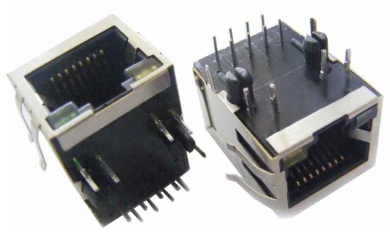 Free shipping RJ45 with transformer/magnetic compatible with J0011D21BNL pcb connector 8p8c jack