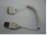 USB A/M TO IPHONE coiled cable