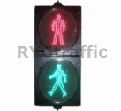 300mm Red and Green Static Pedestrian Light